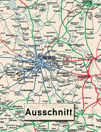 Deutsche Reichsbahn Übersichtskarte 1938